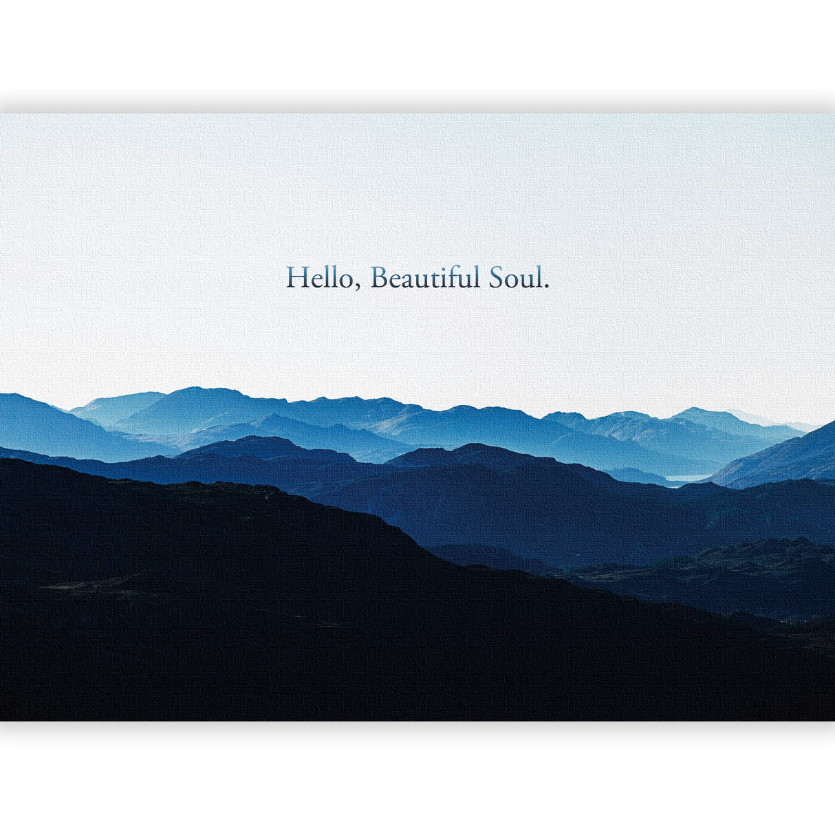自分自身をやさしく迎えるため | めざめの青 ― Hello, Beautiful Soul.