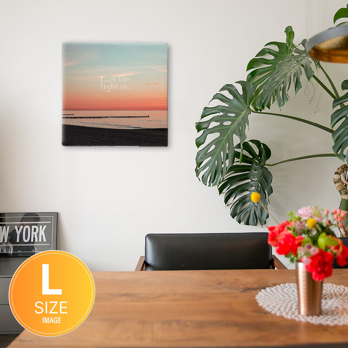 一日を、優しく照らしてくれる|朝焼けの光を迎える海辺