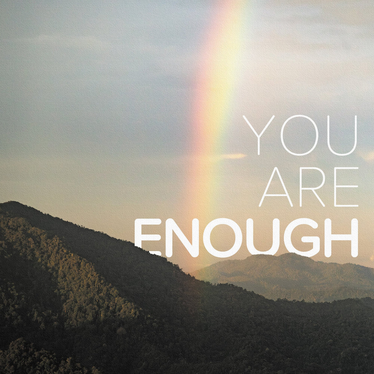 自然の力と心に寄り添う一言|― You are enough.