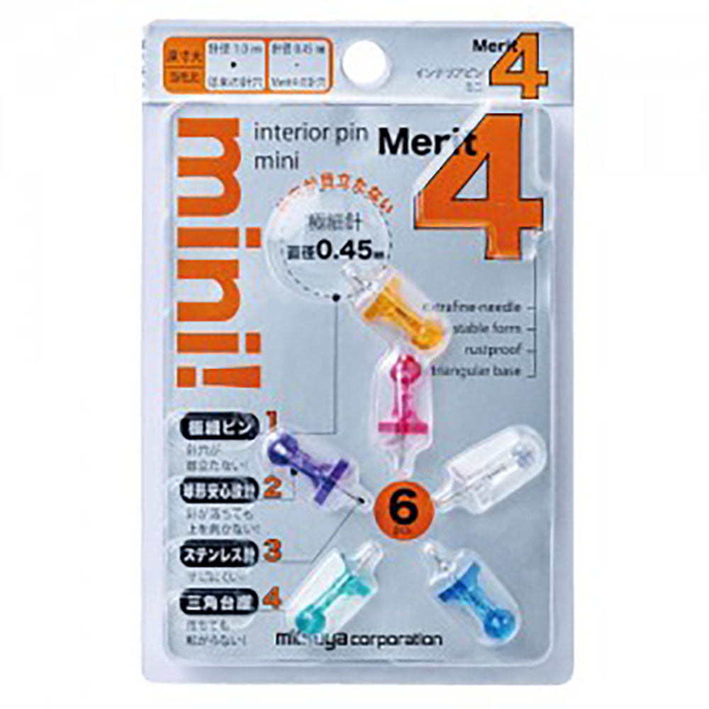 インテリアピンミニ 穴の目立たない極細針