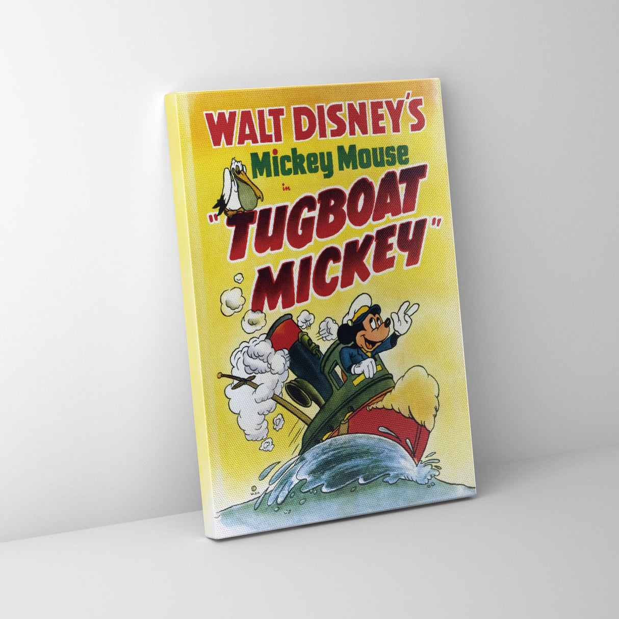 Tugboat Mickey アートパネル【クラシックポスター】