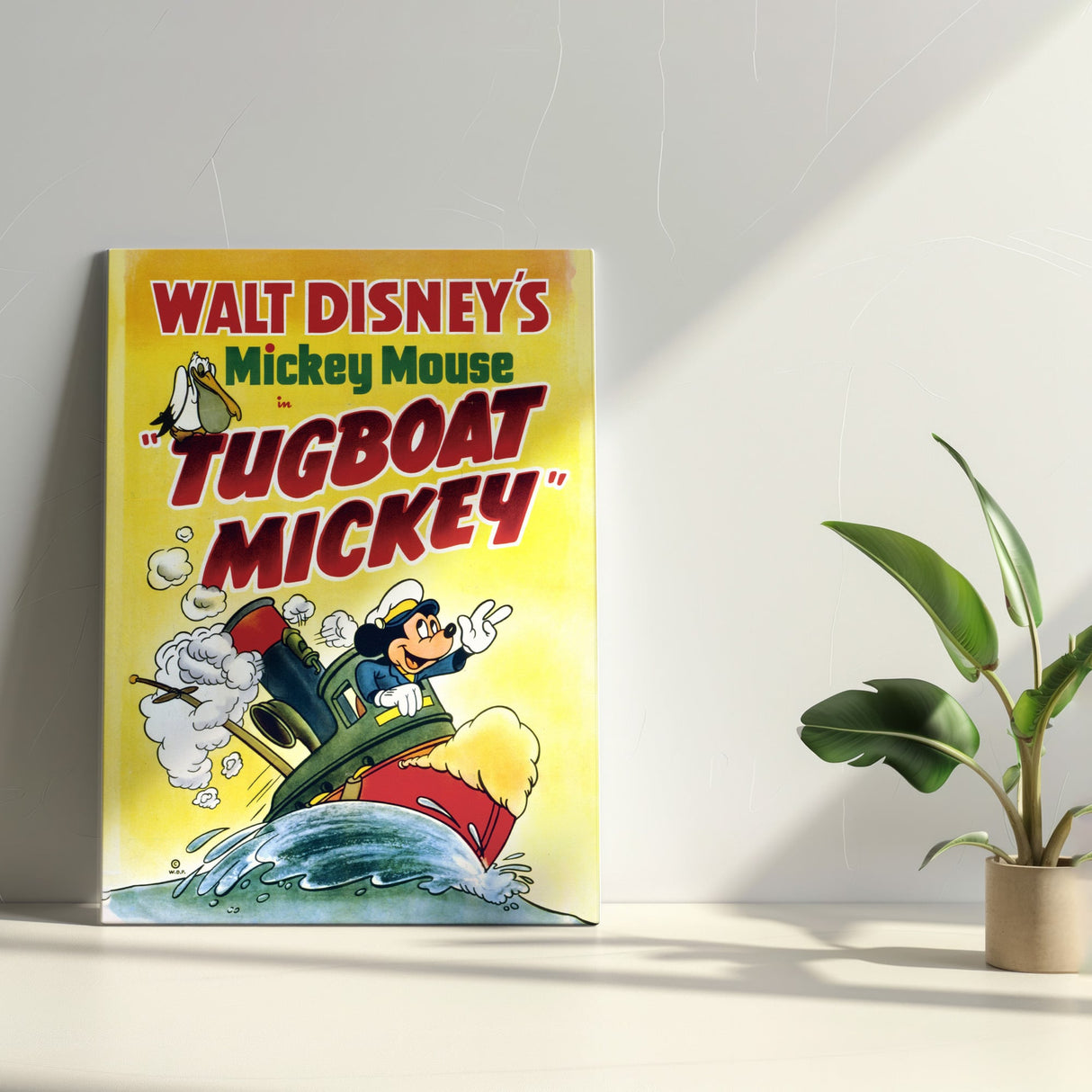 Tugboat Mickey アートパネル【クラシックポスター】