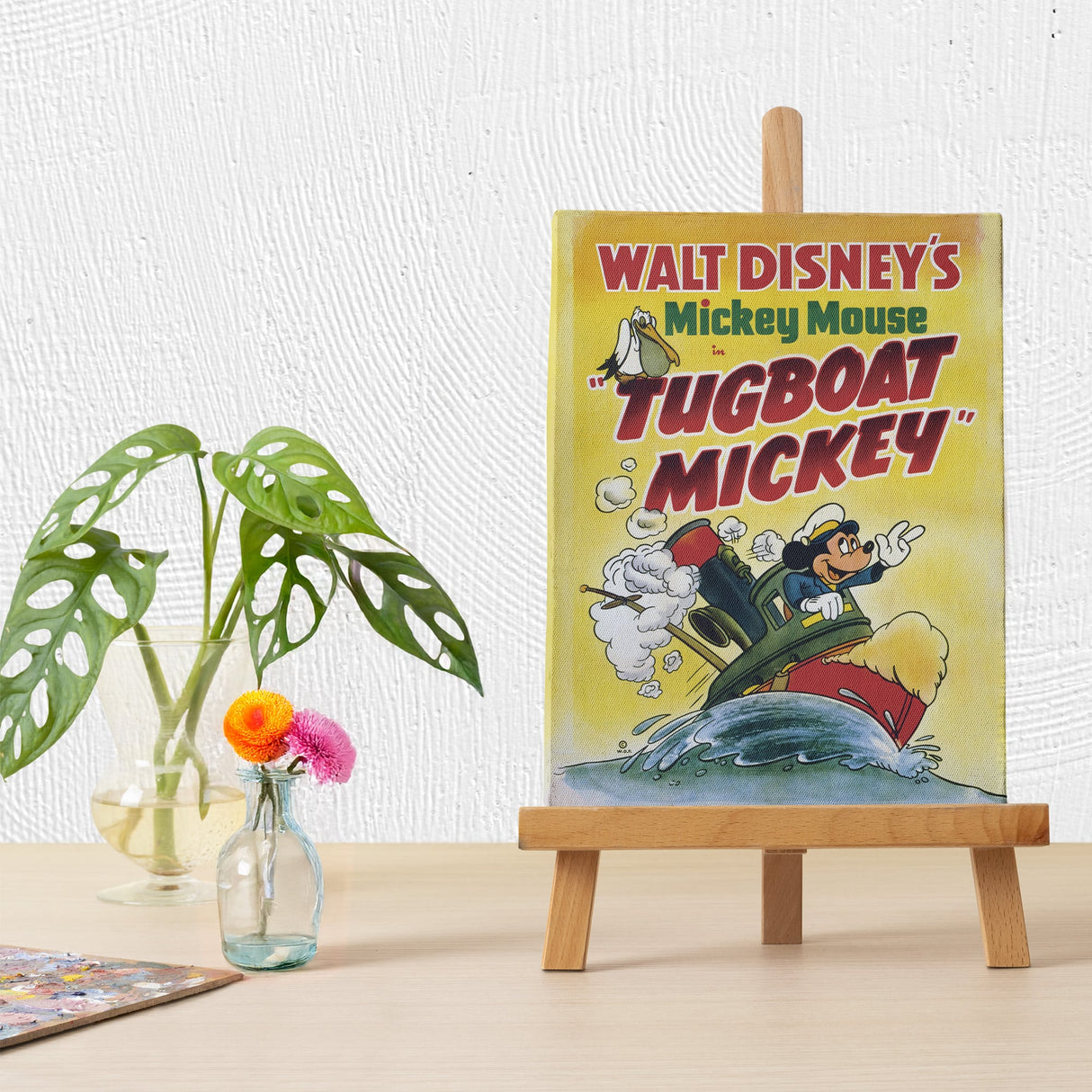 Tugboat Mickey アートパネル【クラシックポスター】