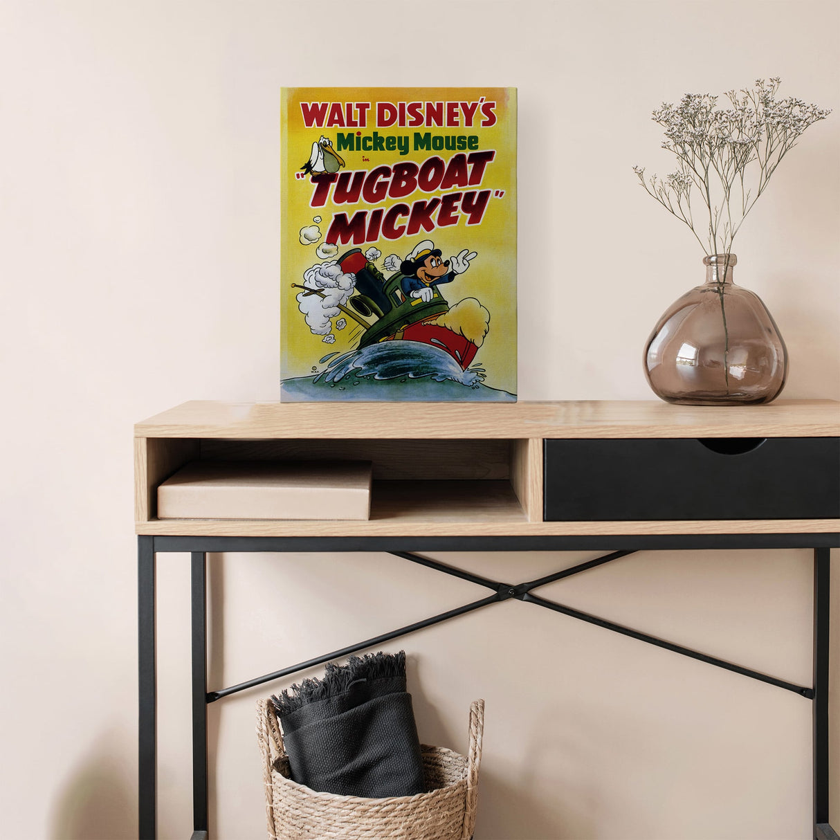 Tugboat Mickey アートパネル【クラシックポスター】