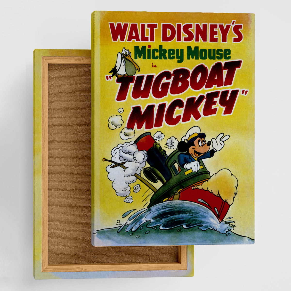 ディズニー クラシックポスター｜Tugboat Mickey アートパネル 