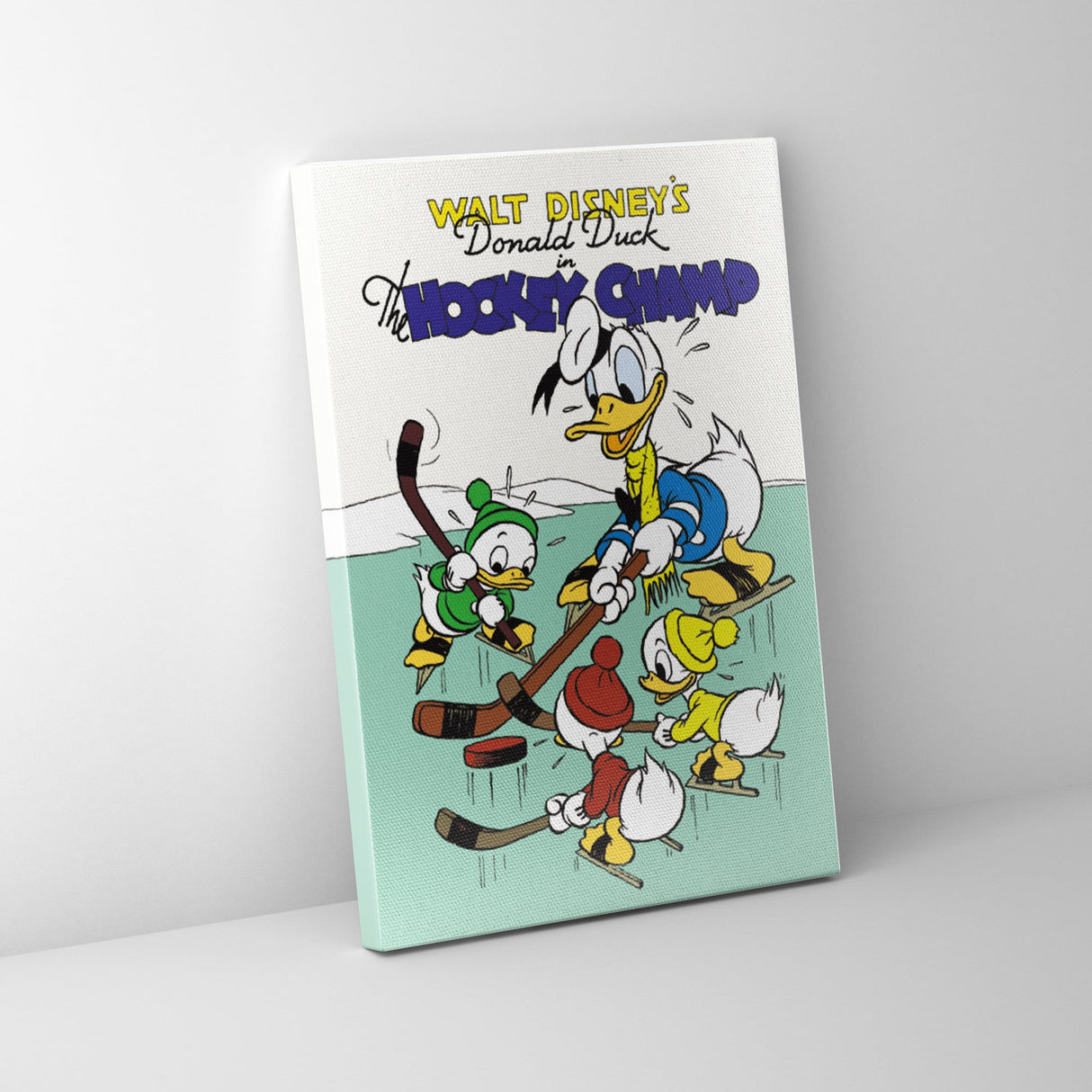 ドナルド ホッケーチャンプ アートパネル【クラシックポスター】