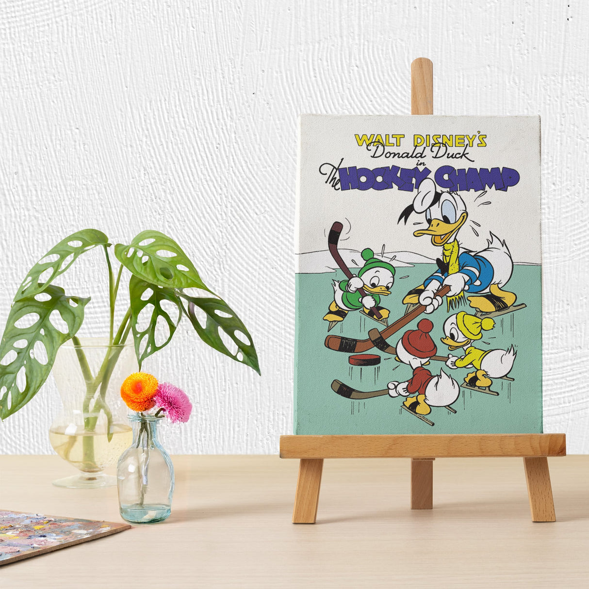 ドナルド ホッケーチャンプ アートパネル【クラシックポスター】