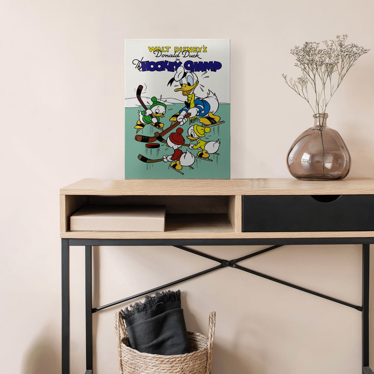 ドナルド ホッケーチャンプ アートパネル【クラシックポスター】