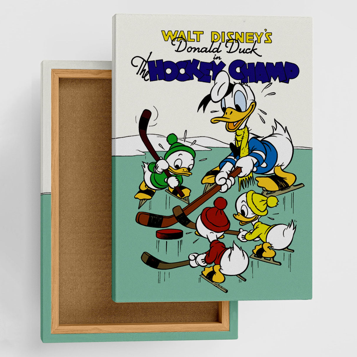ドナルド ホッケーチャンプ アートパネル【クラシックポスター】