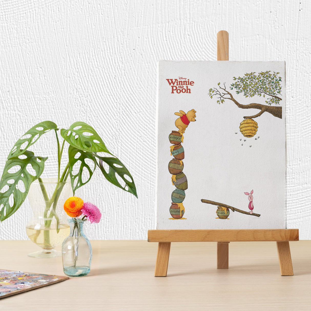 Mickey Mouse wall decor interior goods art panel canvas Disney two-tone dsny-2307-07