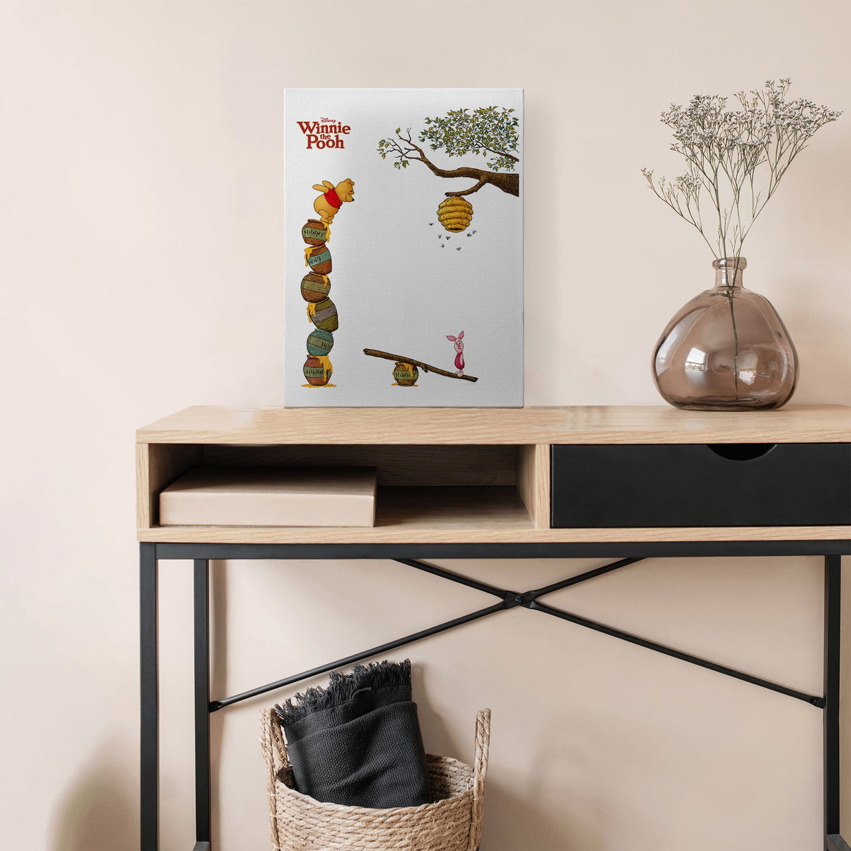 Mickey Mouse wall decor interior goods art panel canvas Disney two-tone dsny-2307-07