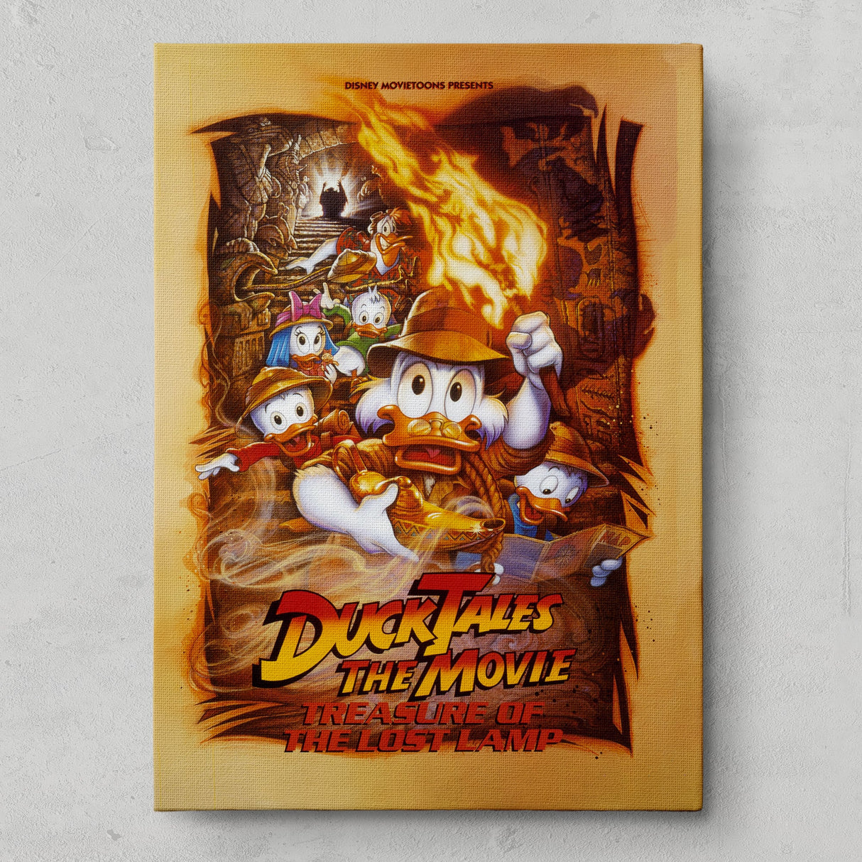 【クラシックポスター】ドナルドと仲間たちの冒険アートパネル