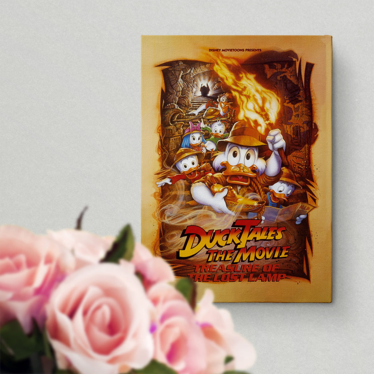 【クラシックポスター】ドナルドと仲間たちの冒険アートパネル