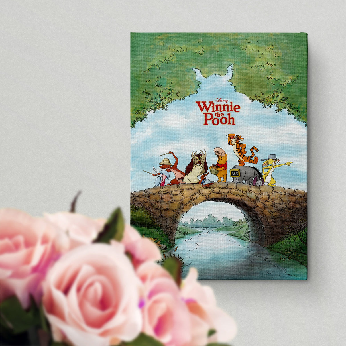 Mickey Mouse wall decor interior goods art panel canvas Disney two-tone dsny-2307-07