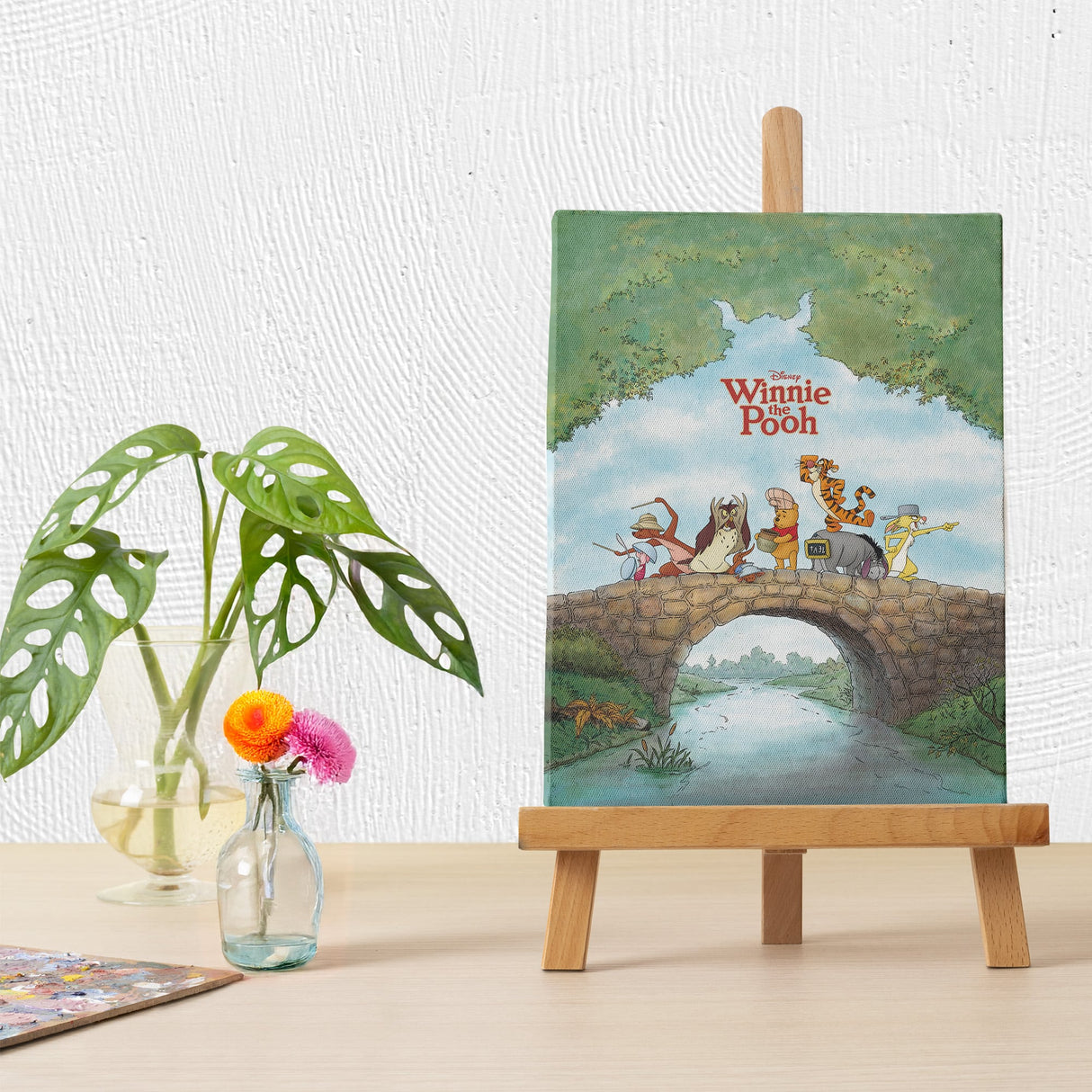 Mickey Mouse wall decor interior goods art panel canvas Disney two-tone dsny-2307-07