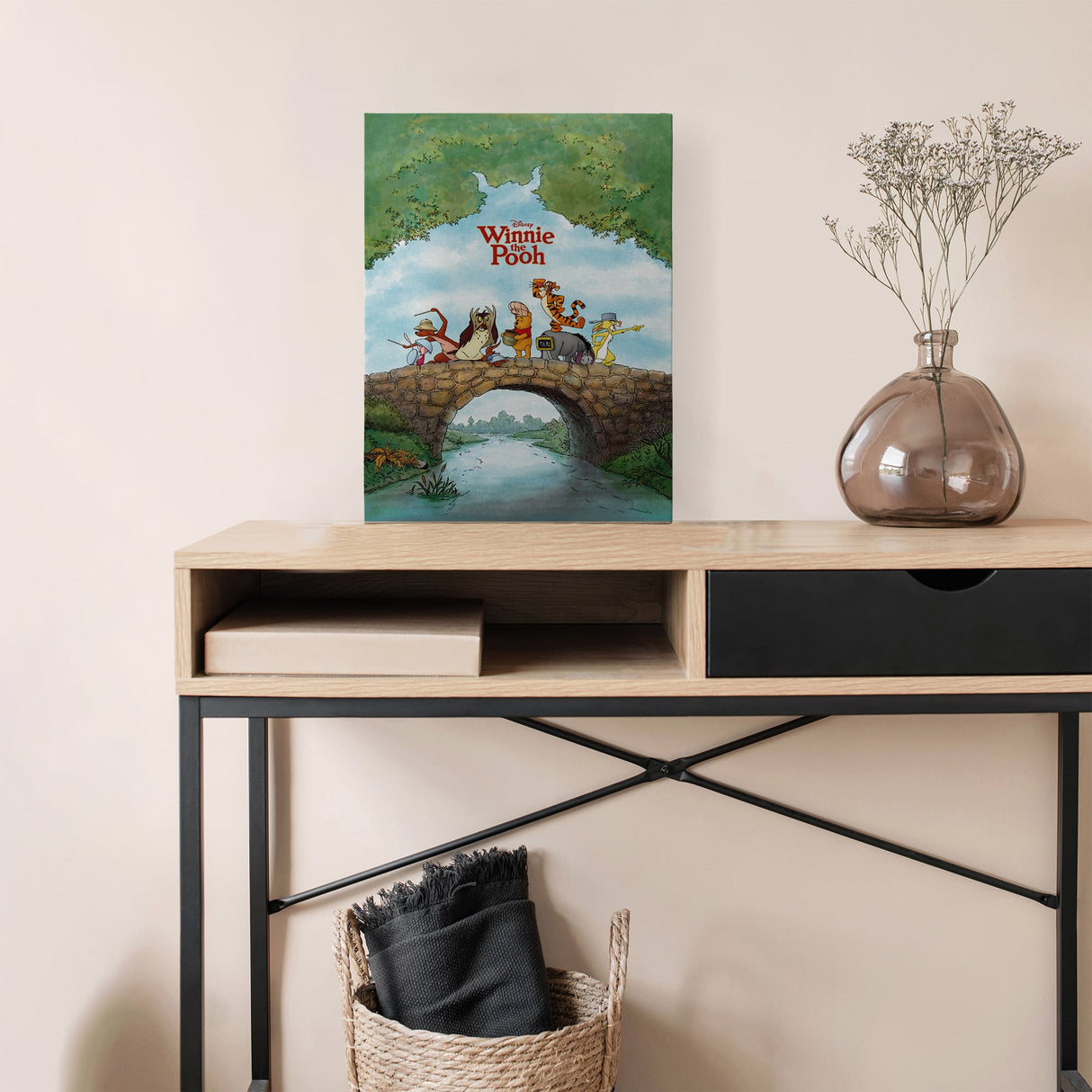 Mickey Mouse wall decor interior goods art panel canvas Disney two-tone dsny-2307-07