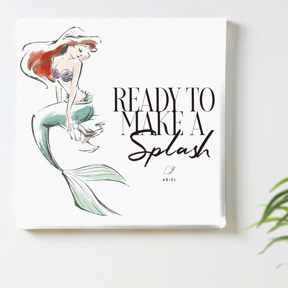 Ready to Make a Splash – アリエルのアートパネル