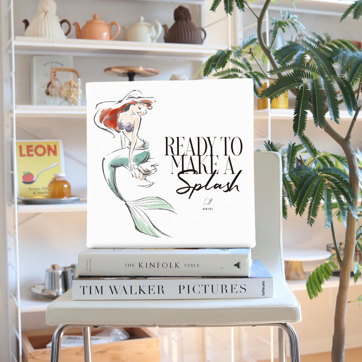 Ready to Make a Splash – アリエルのアートパネル