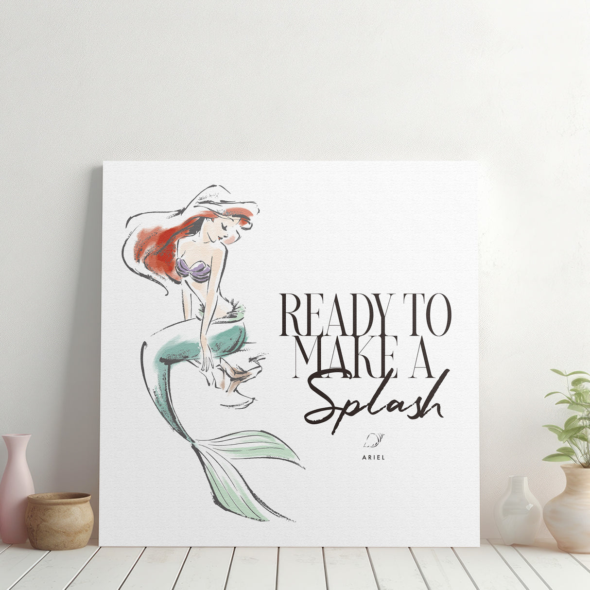 Ready to Make a Splash – アリエルのアートパネル
