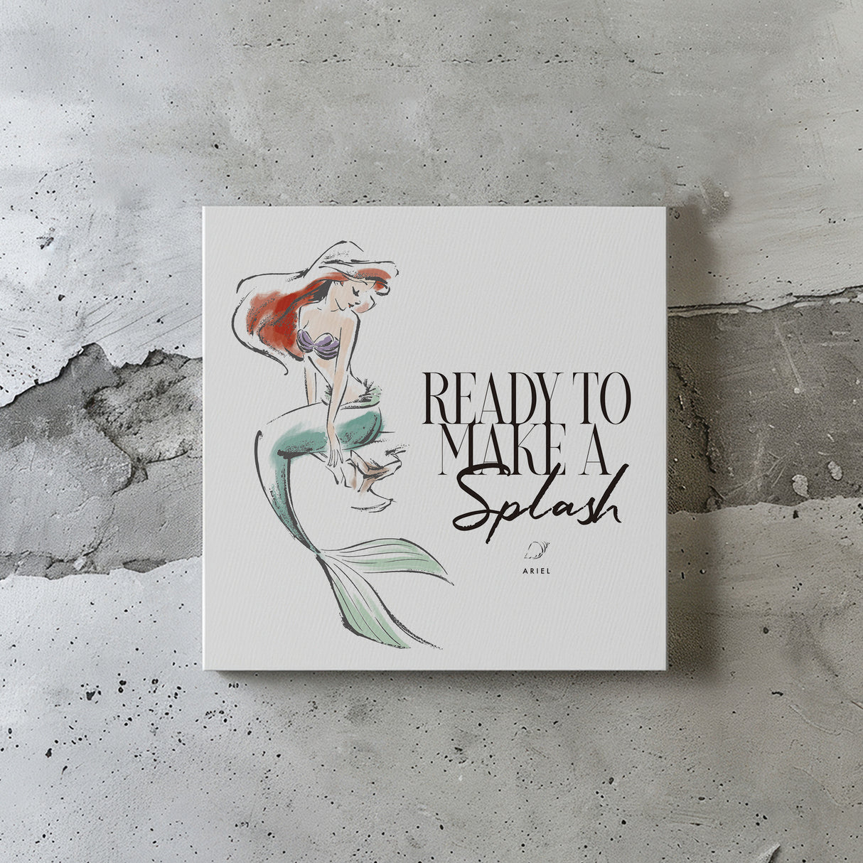 Ready to Make a Splash – アリエルのアートパネル