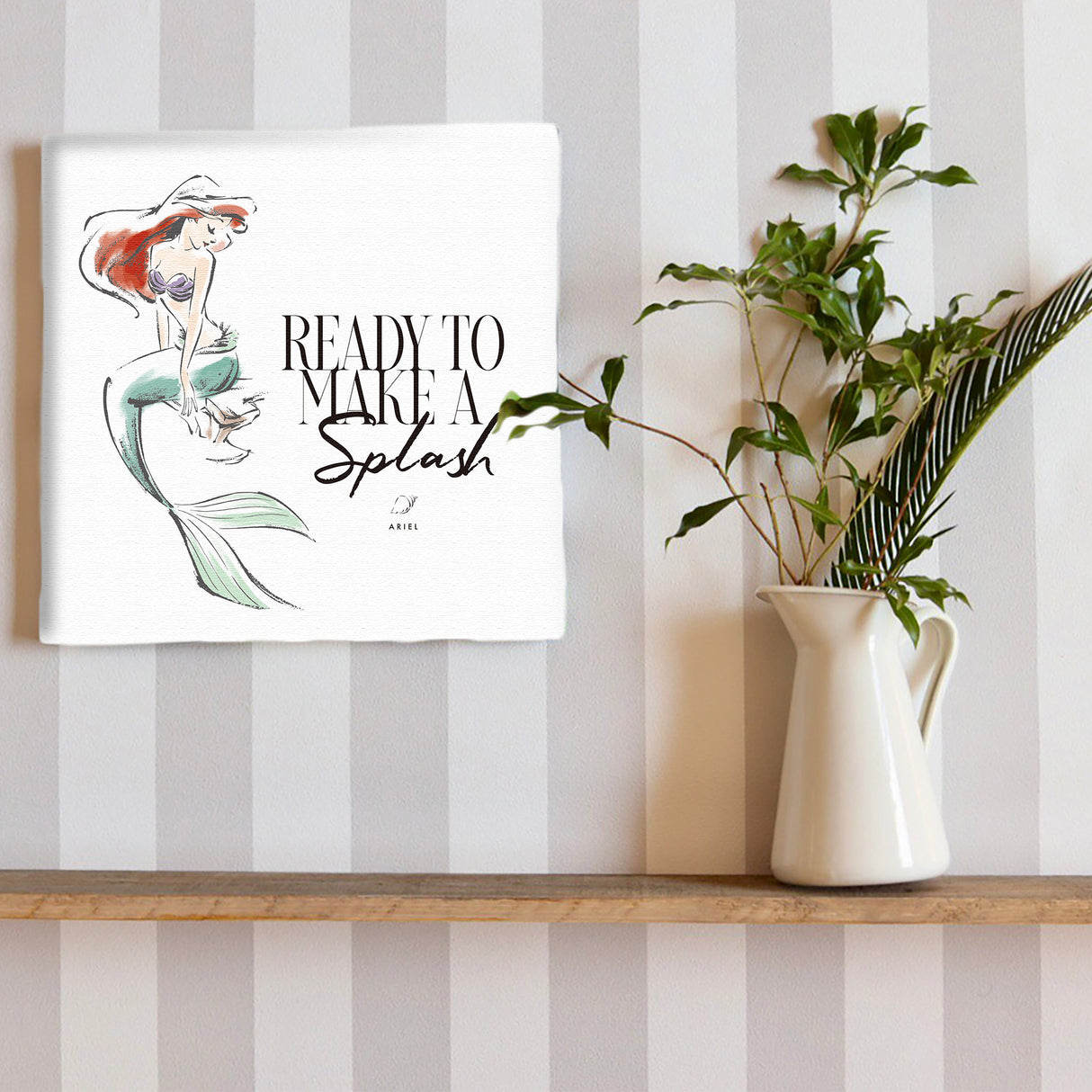 Ready to Make a Splash – アリエルのアートパネル