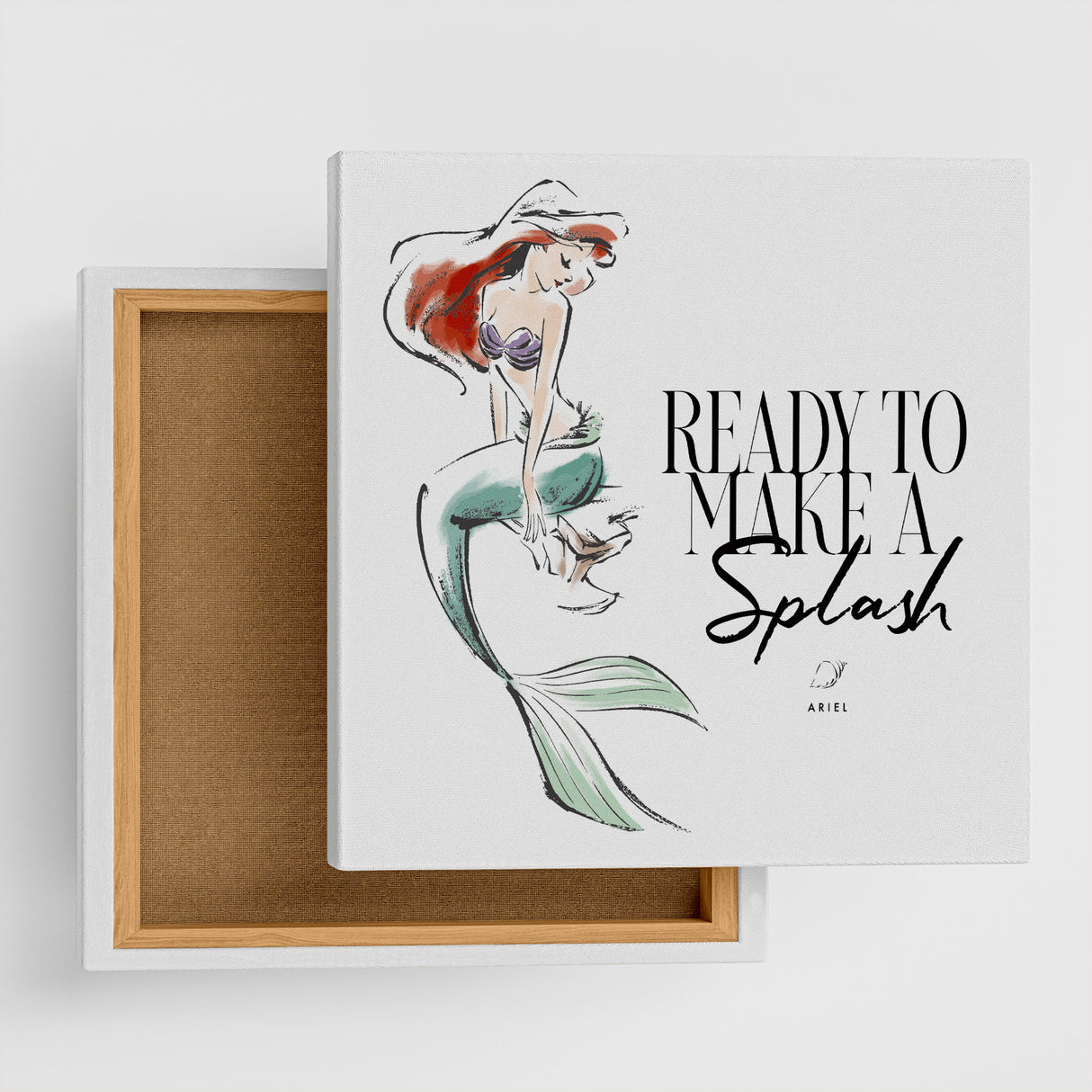 Ready to Make a Splash – アリエルのアートパネル
