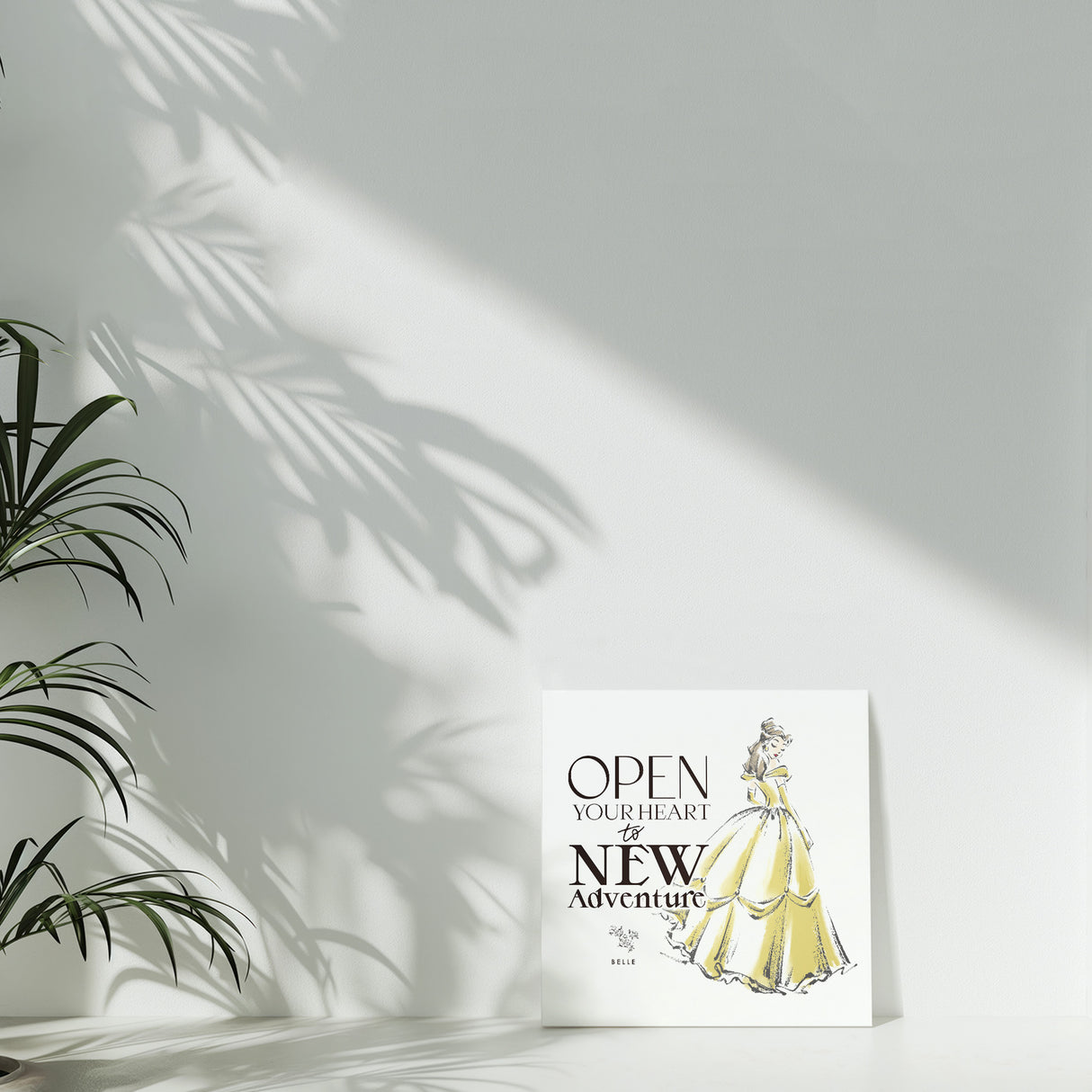 心を開いて、新しい冒険へ ― ベルのアートパネル