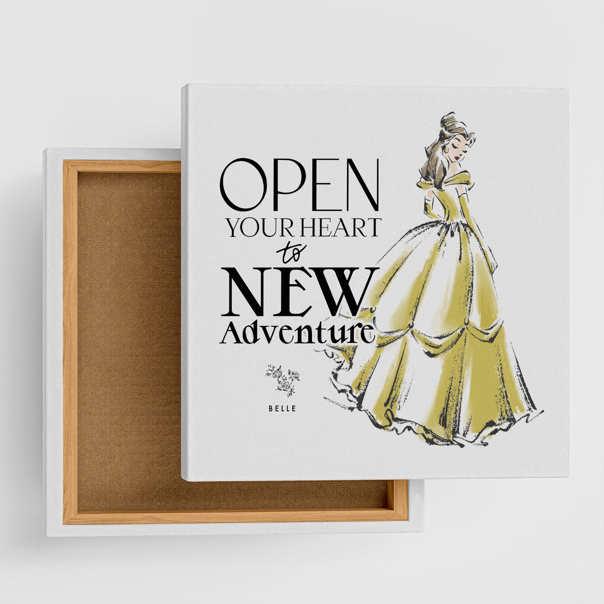 心を開いて、新しい冒険へ ― ベルのアートパネル