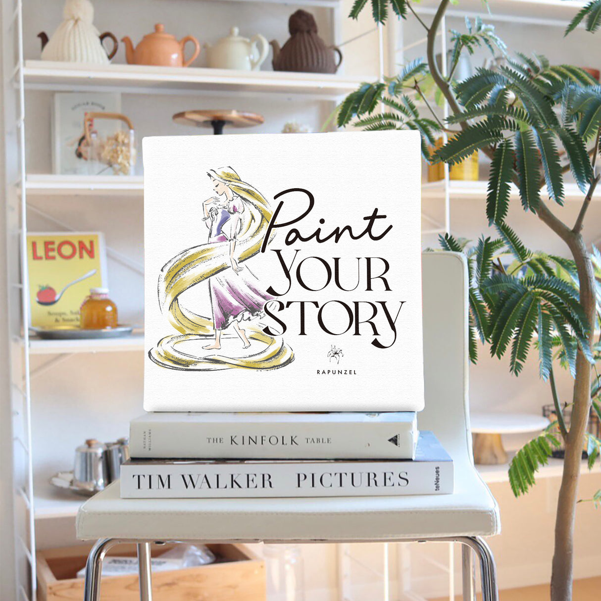 Mickey Mouse wall decor interior goods art panel canvas Disney two-tone dsny-2307-07