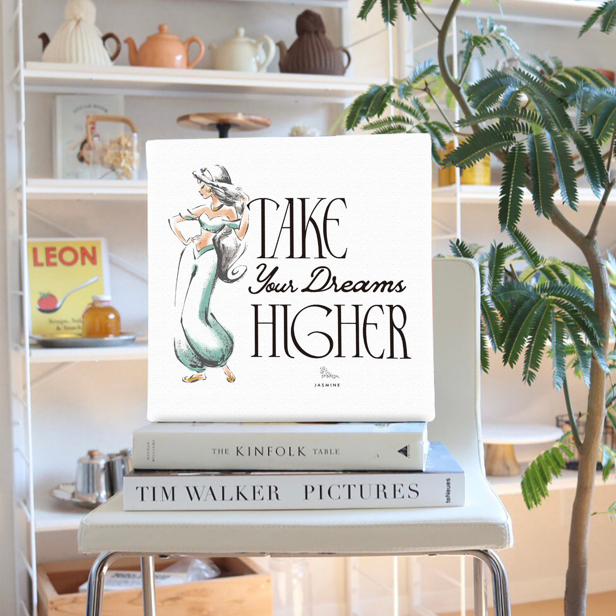 Take Your Dreams Higher – ジャスミンのアートパネル