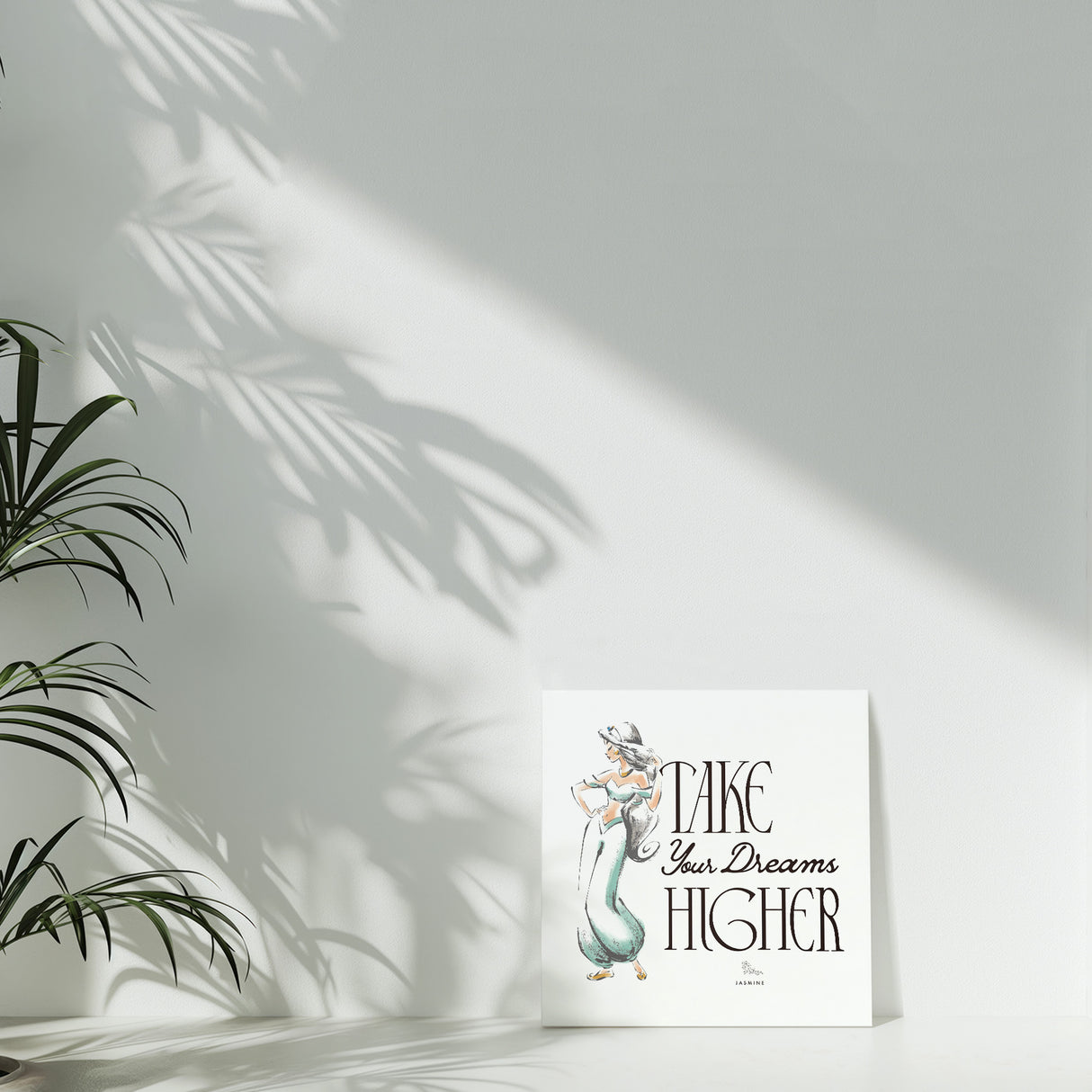 Take Your Dreams Higher – ジャスミンのアートパネル