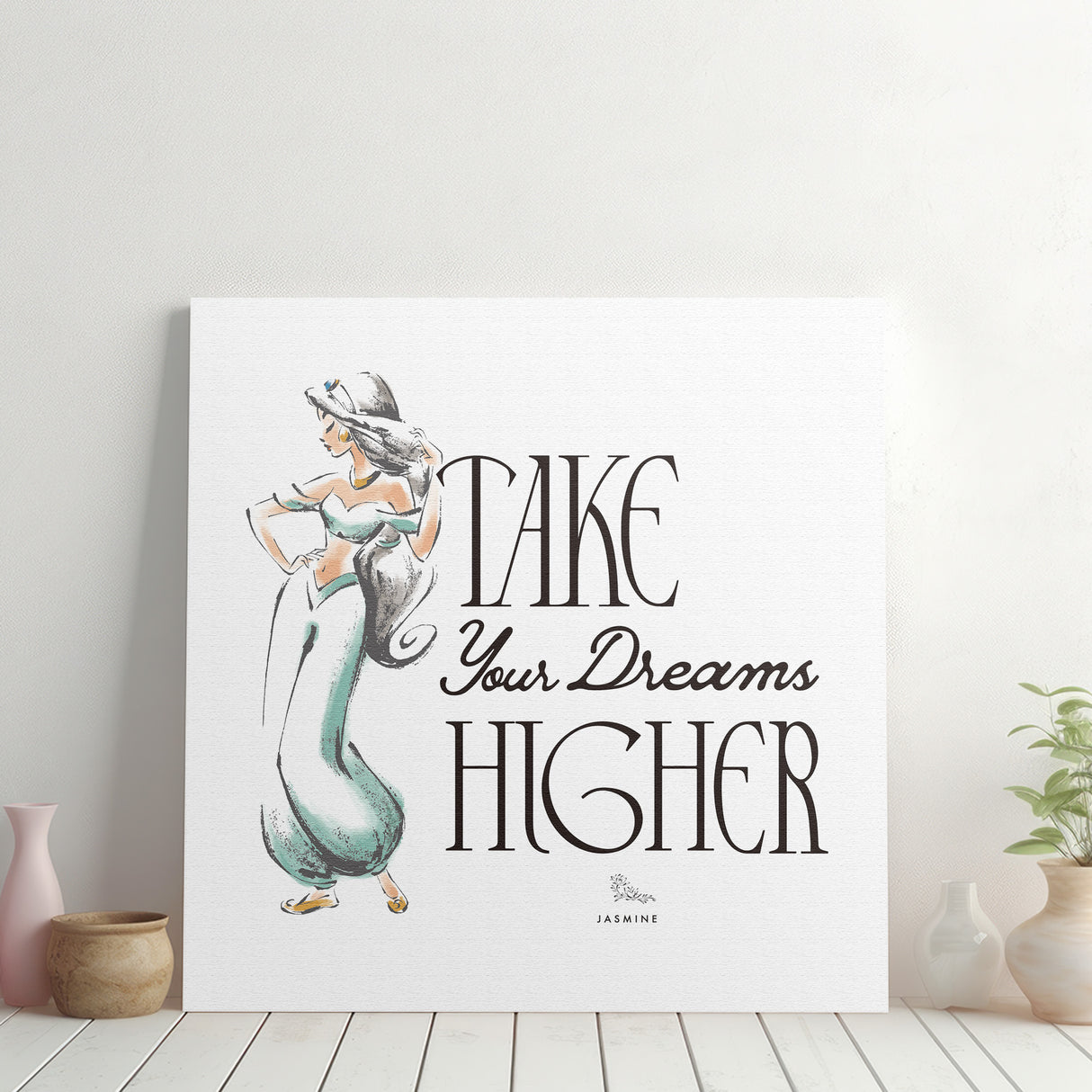 Take Your Dreams Higher – ジャスミンのアートパネル