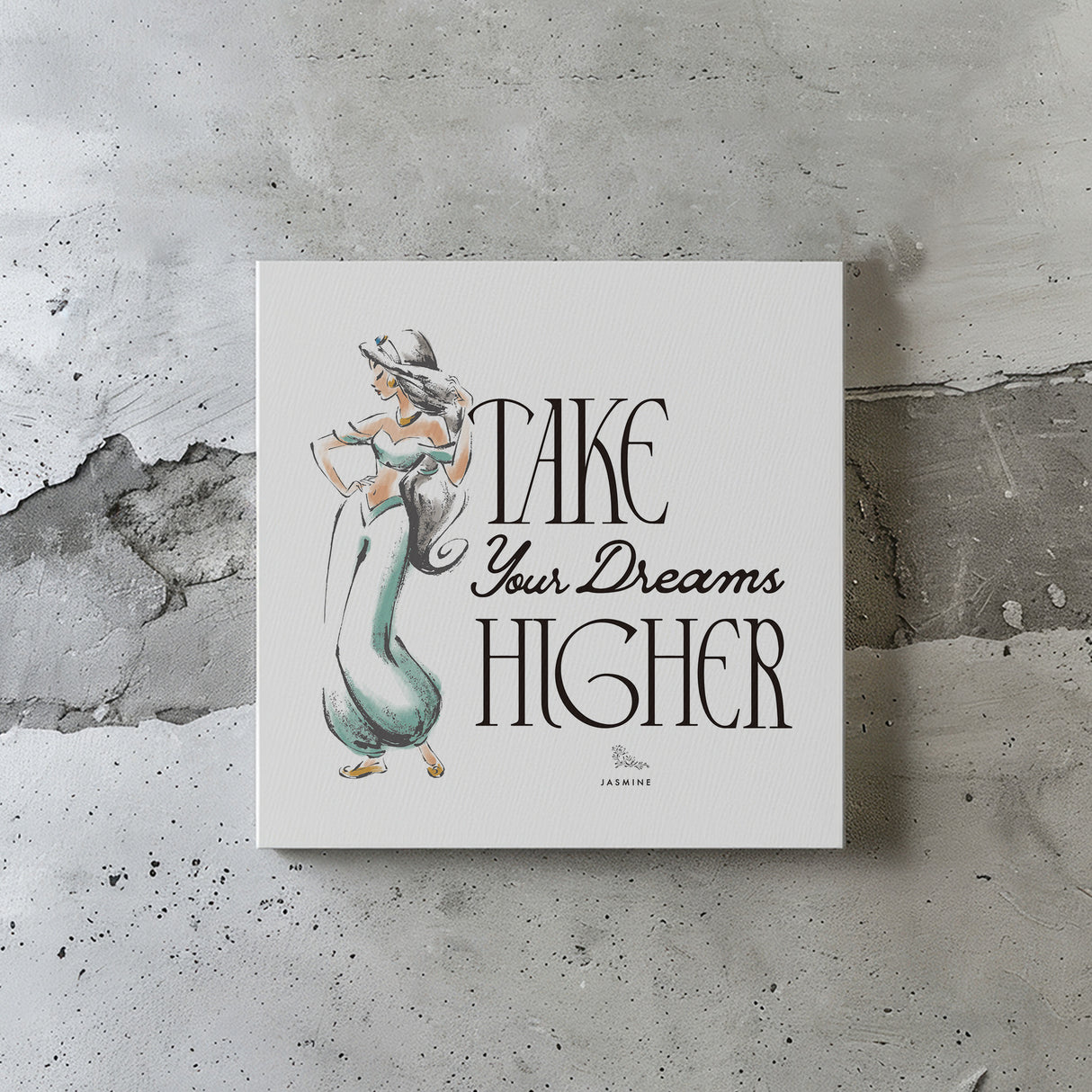 Take Your Dreams Higher – ジャスミンのアートパネル