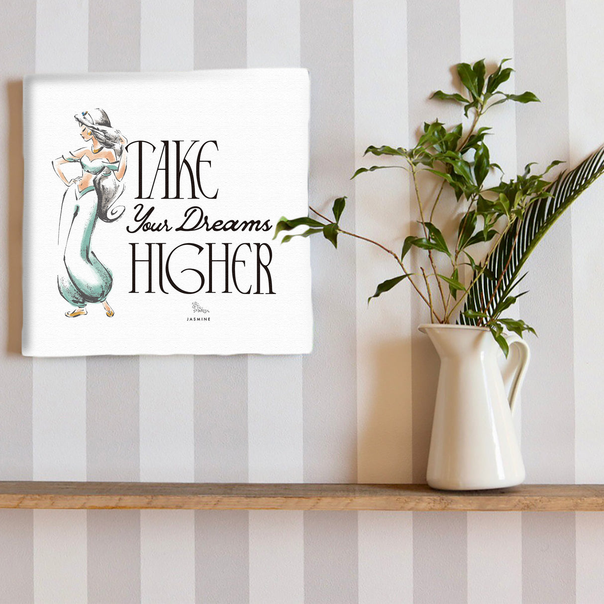 Take Your Dreams Higher – ジャスミンのアートパネル