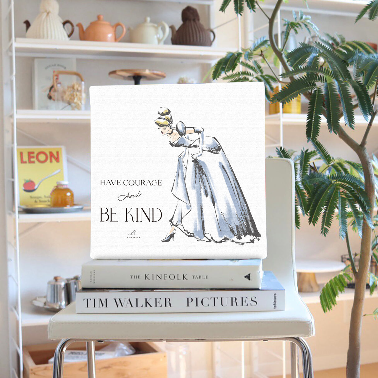 Mickey Mouse wall decor interior goods art panel canvas Disney two-tone dsny-2307-07