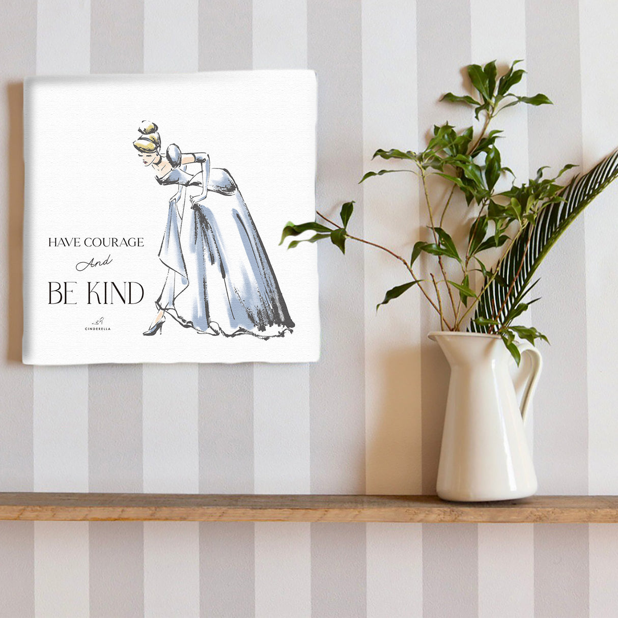 Mickey Mouse wall decor interior goods art panel canvas Disney two-tone dsny-2307-07