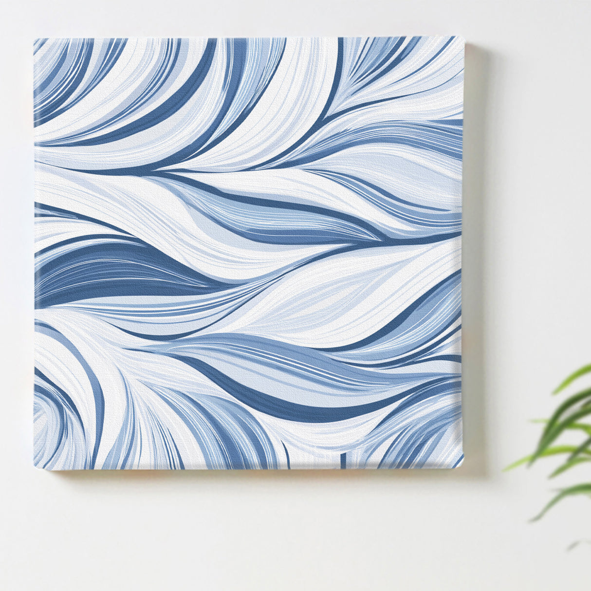 深い呼吸で思考をほどく | 青の流れ – Flow in Blue