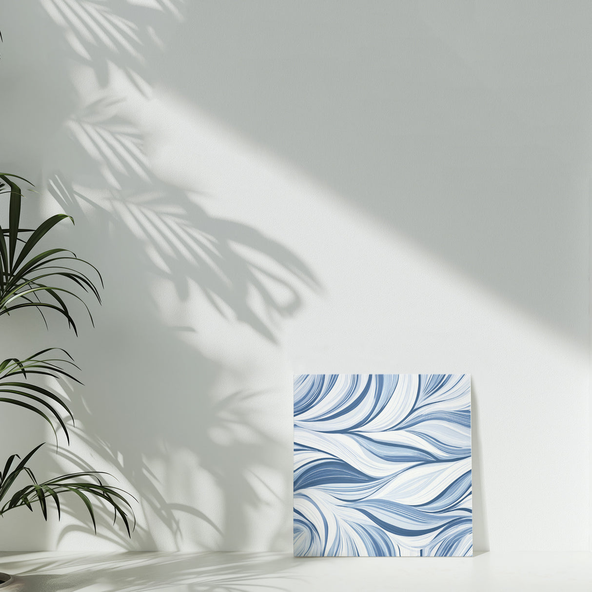 深い呼吸で思考をほどく | 青の流れ – Flow in Blue