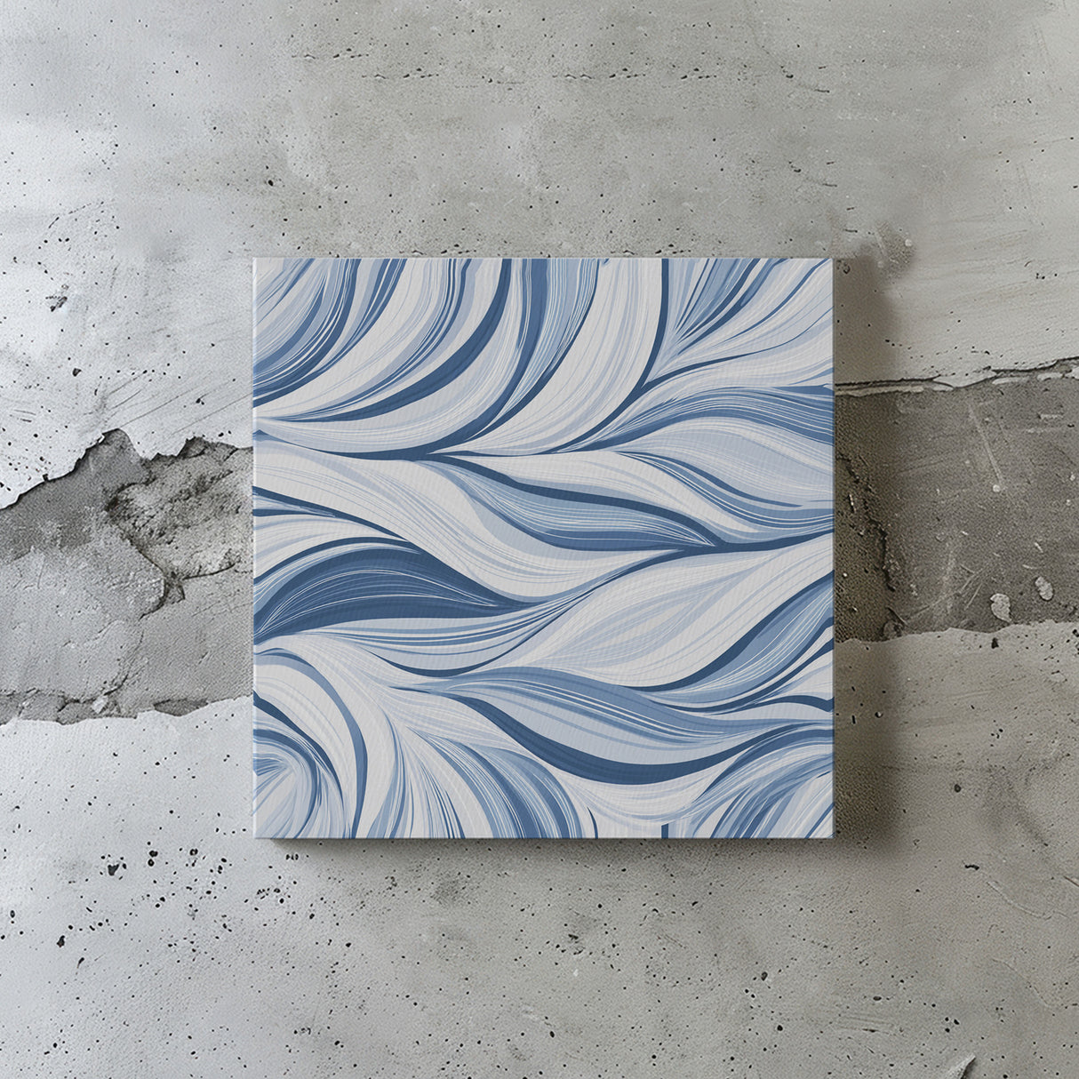 深い呼吸で思考をほどく | 青の流れ – Flow in Blue