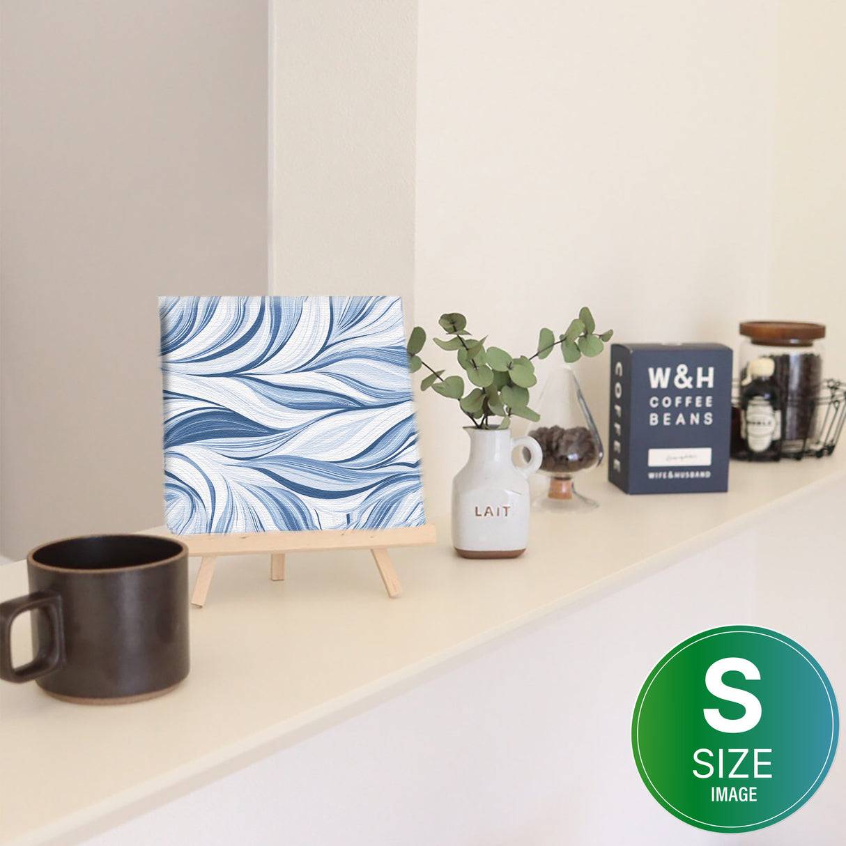 深い呼吸で思考をほどく | 青の流れ – Flow in Blue