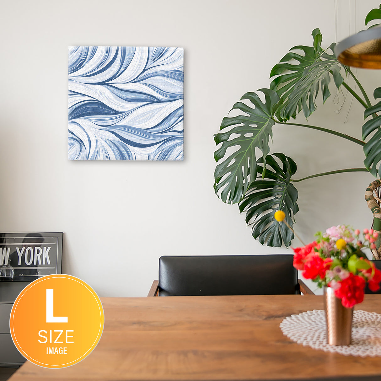 深い呼吸で思考をほどく | 青の流れ – Flow in Blue