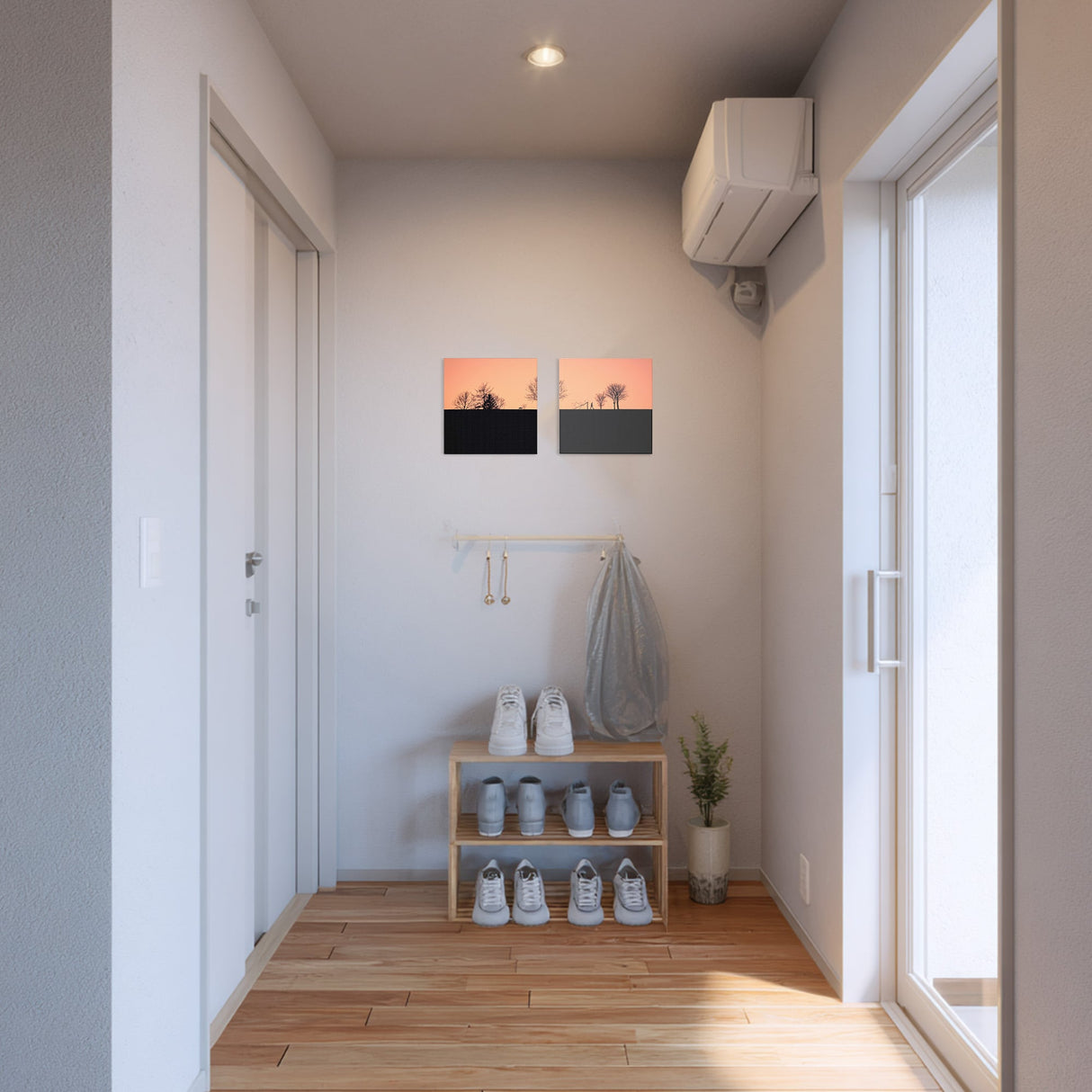 安心感とエネルギーを与える色彩 | 夕暮れの輪郭 – Silhouette at Dusk