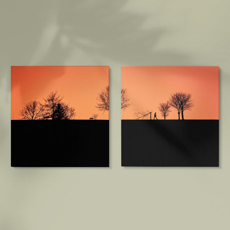 安心感とエネルギーを与える色彩 | 夕暮れの輪郭 – Silhouette at Dusk