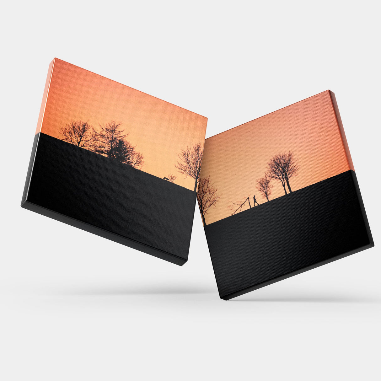 安心感とエネルギーを与える色彩 | 夕暮れの輪郭 – Silhouette at Dusk