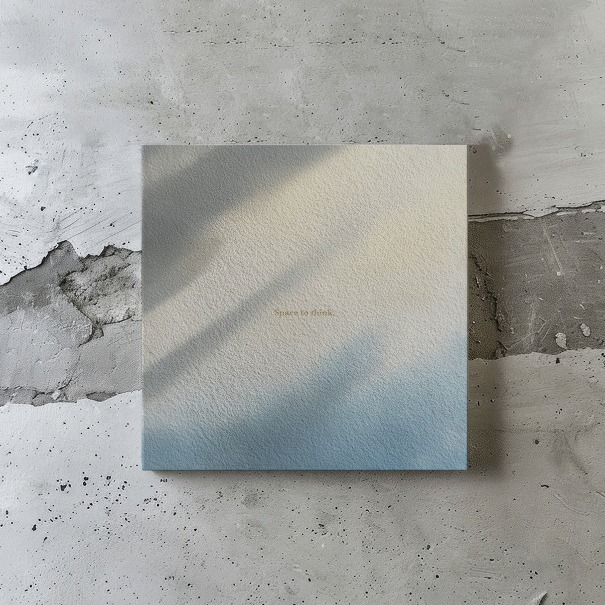 雑念を手放し、集中のスイッチを押す | 「Space to think.」