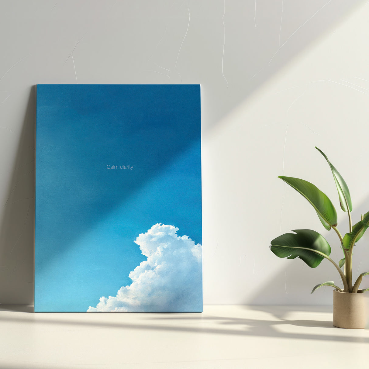 静かに視界と心を整える - Calm clarity.