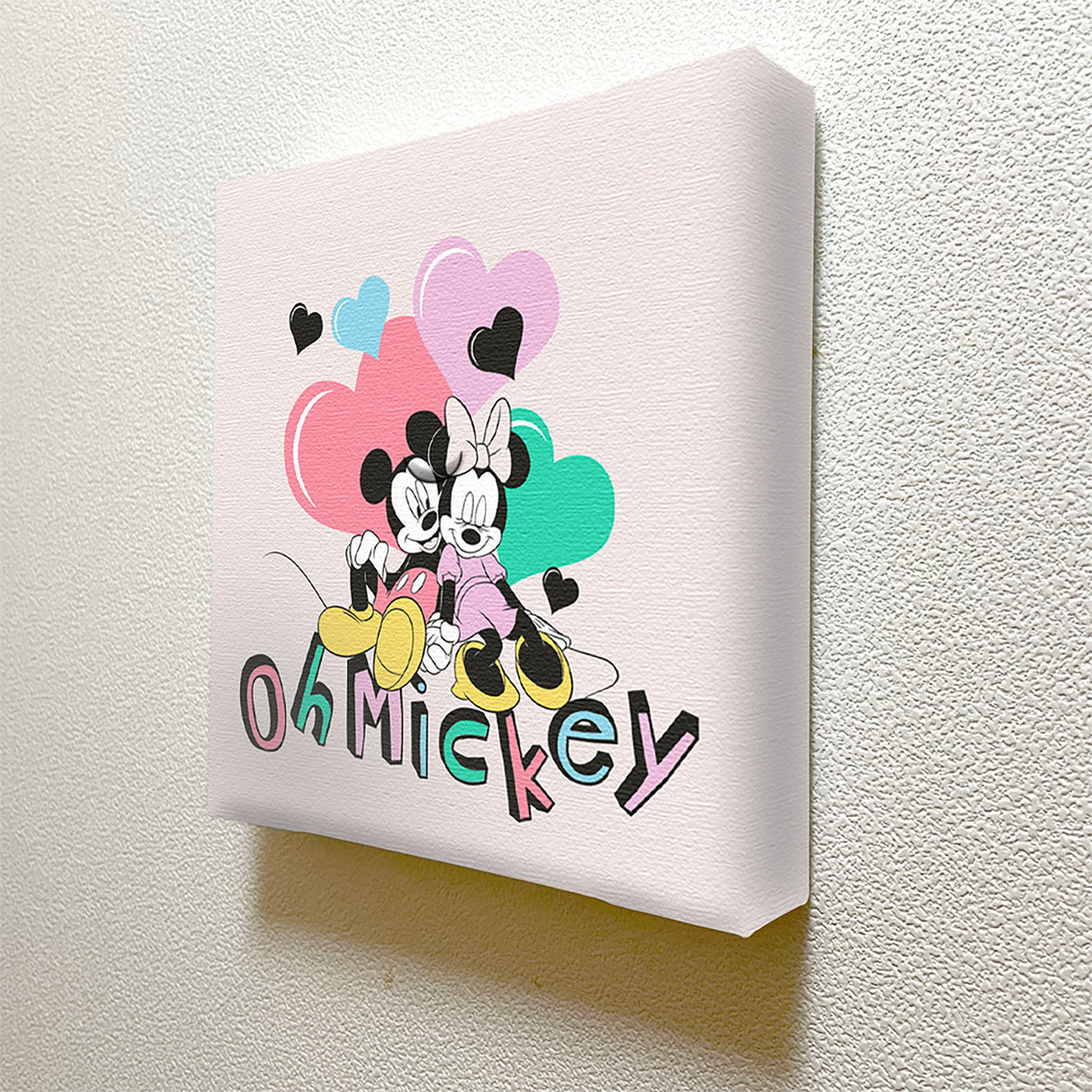 【IKEBANA|ディズニー】Oh Mickey(ミッキー&ミニー)一輪挿しアートパネル