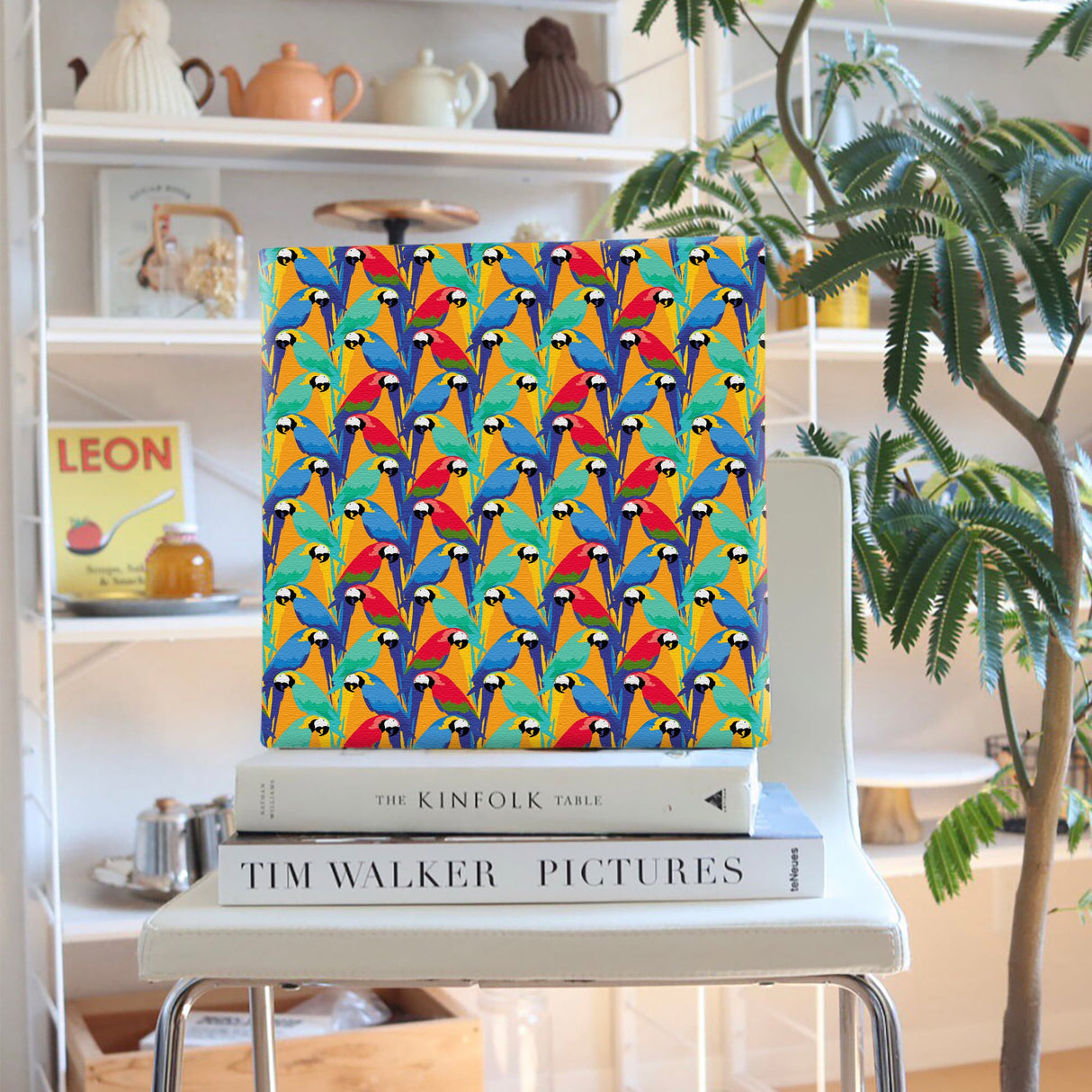 オウムトロピカル インテリア雑貨 アートパネル キャンバス  PATTT-2501-01