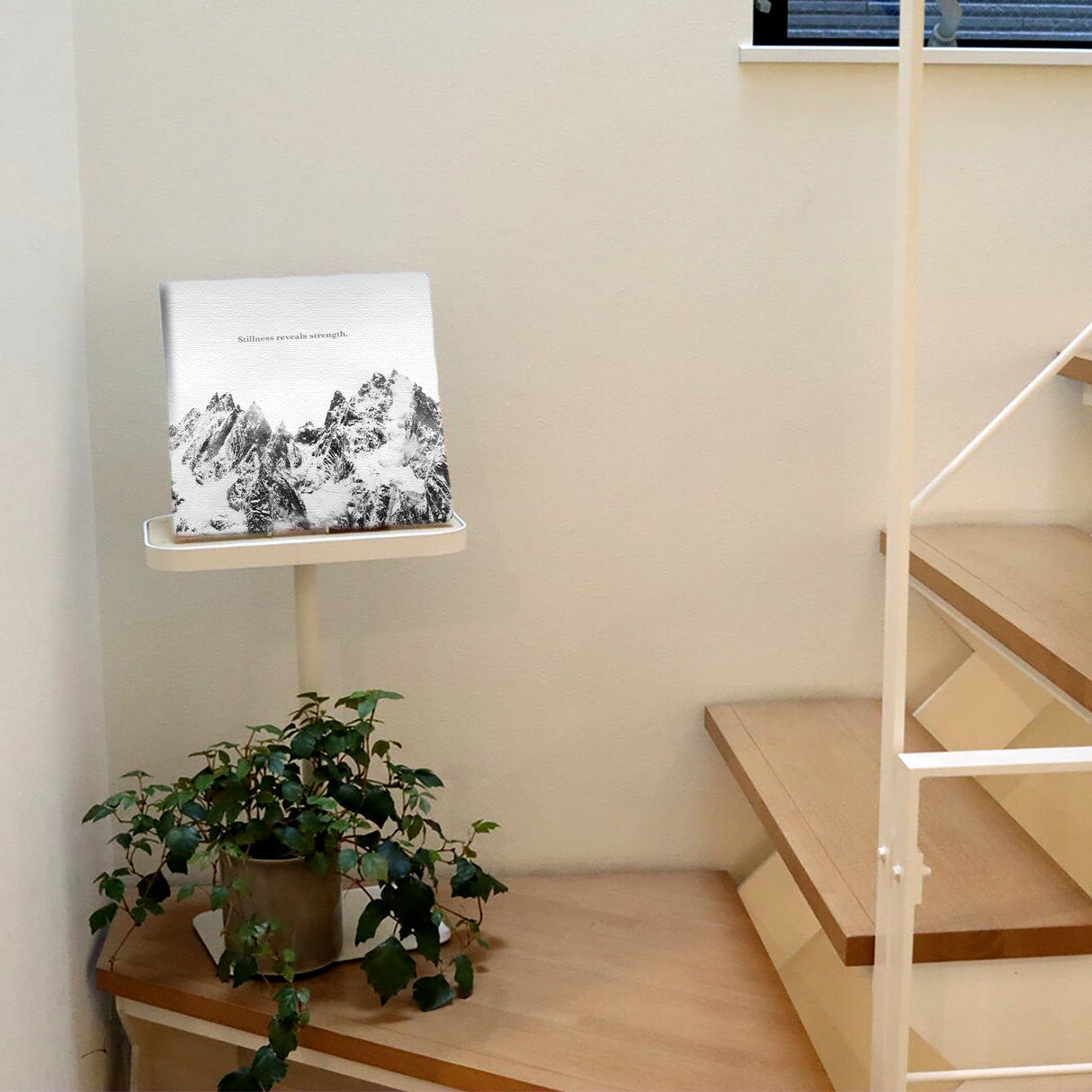 雪山|モノクロ写真 インテリア雑貨 アートパネル キャンバス