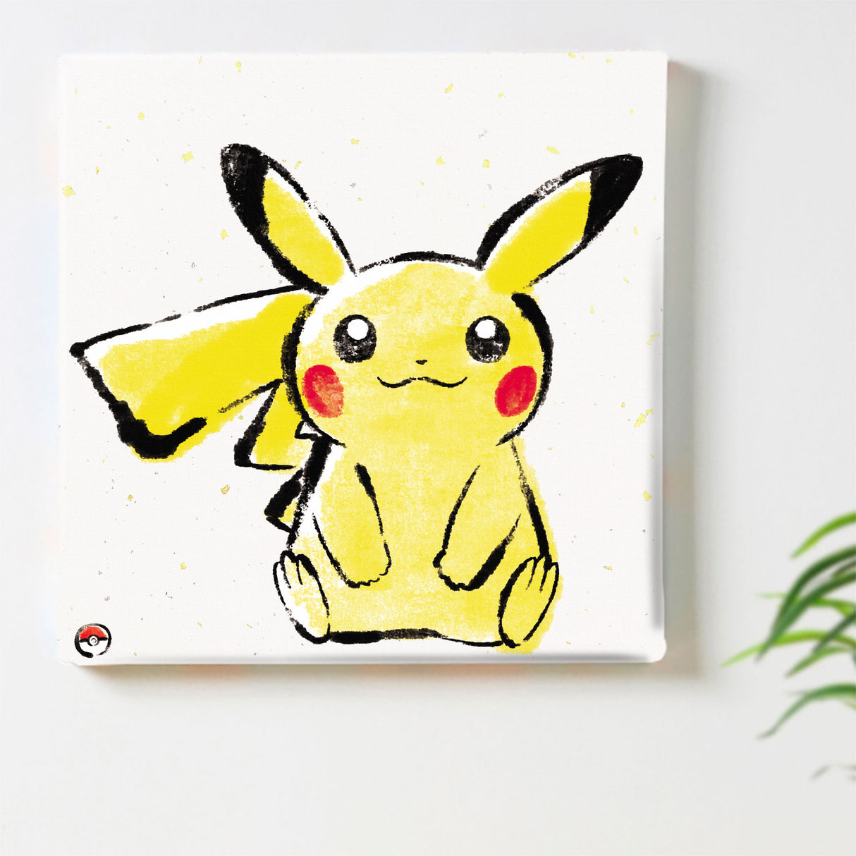 Pokemon Art Panel Brush Painting Pikachu